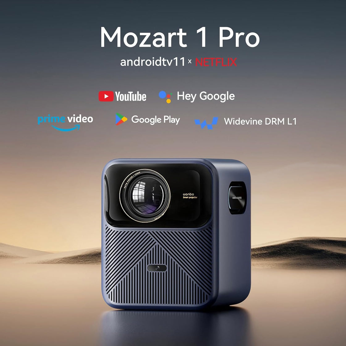 Wanbo Mozart 1 Pro Smart Android Projector (1080P)