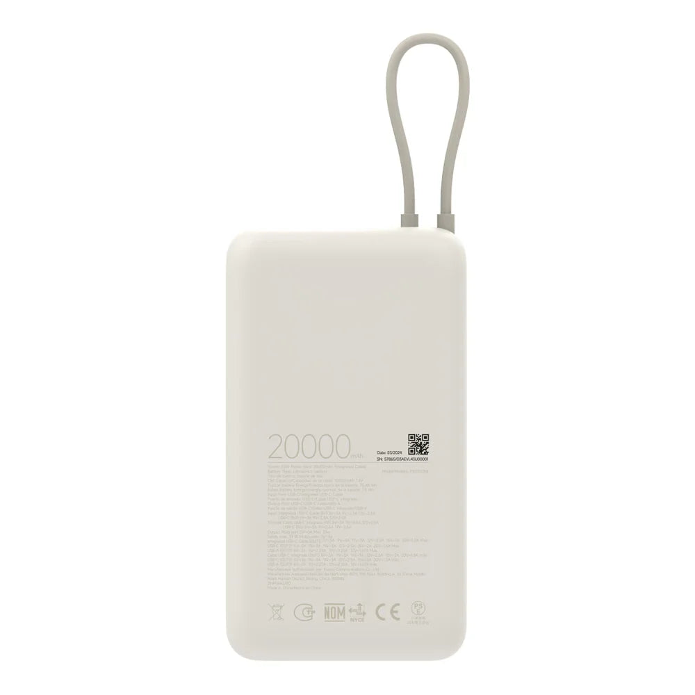 Xiaomi Mi 33w Power Bank 20000mah (Integrated Cable)