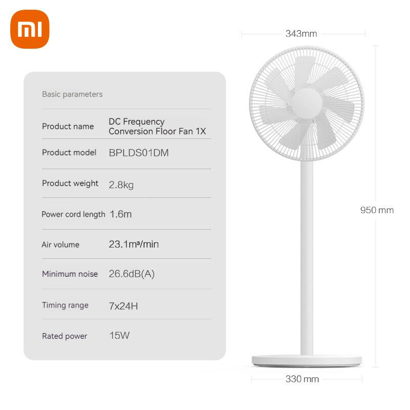 Xiaomi MIJIA Smart DC Standing Fan 1X (Upgraded)