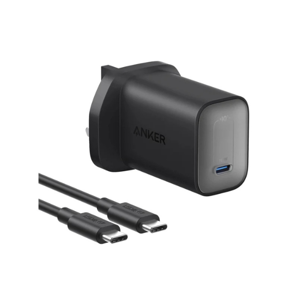 Anker Nano 100W Charger with 6ft 5A USB-C Cable (Black)
