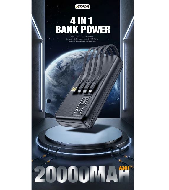 ASPOR A301 20000mAh Power Bank