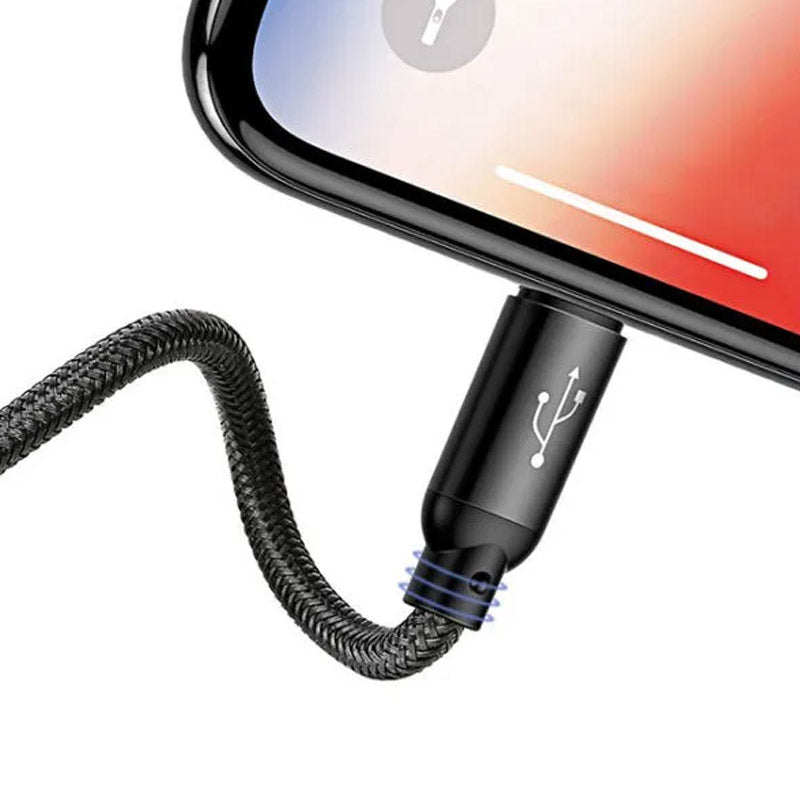 Baseus Three Primary Colors - 3 in 1 Cable - Micro, Lightning & Type C