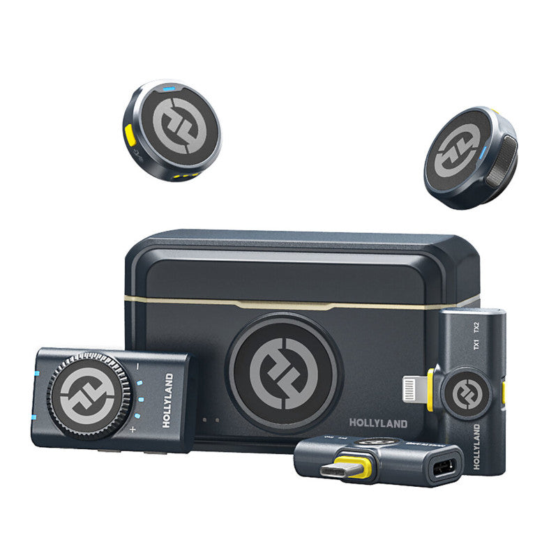 Hollyland Lark M2 DUO 2-Person Lavalier Wireless Microphone Systems (Combo)