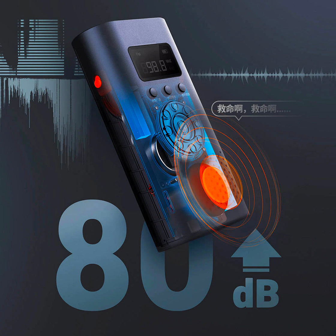 NEXTOOL 6 in 1 Hand Crank Radio