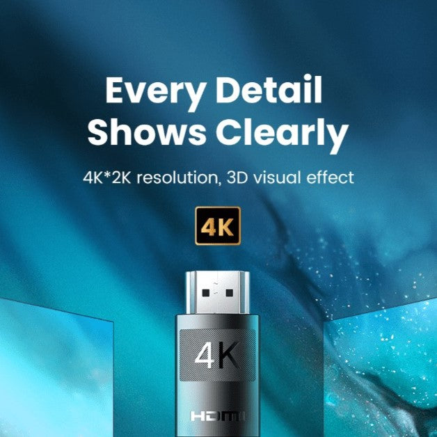 UGREEN 4K HDMI Cable Male to Male Braided 3m 40102