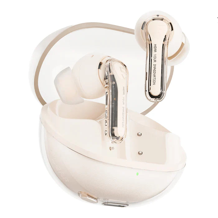 SoundPEATS Clear Transparent Wireless ENC Earbuds