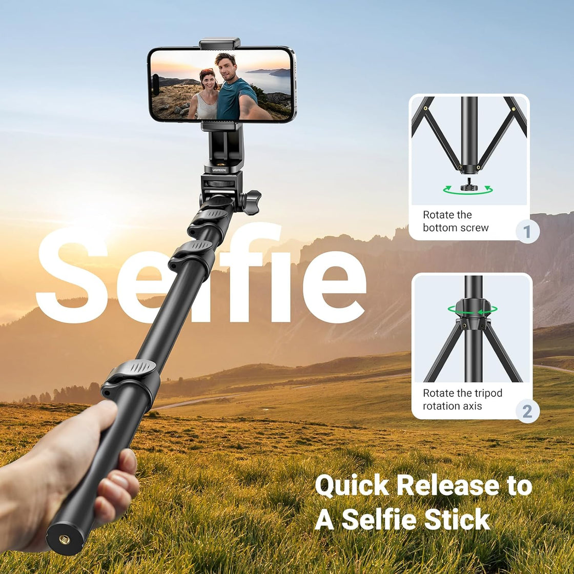 UGREEN Selfie Stick Tripod with Bluetooth Remote (15609)