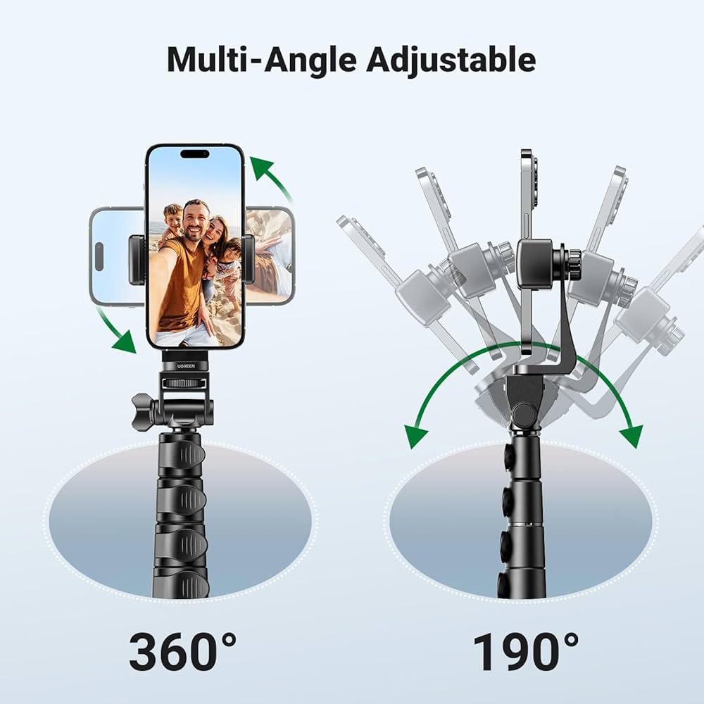 UGREEN Selfie Stick Tripod with Bluetooth Remote (15609)