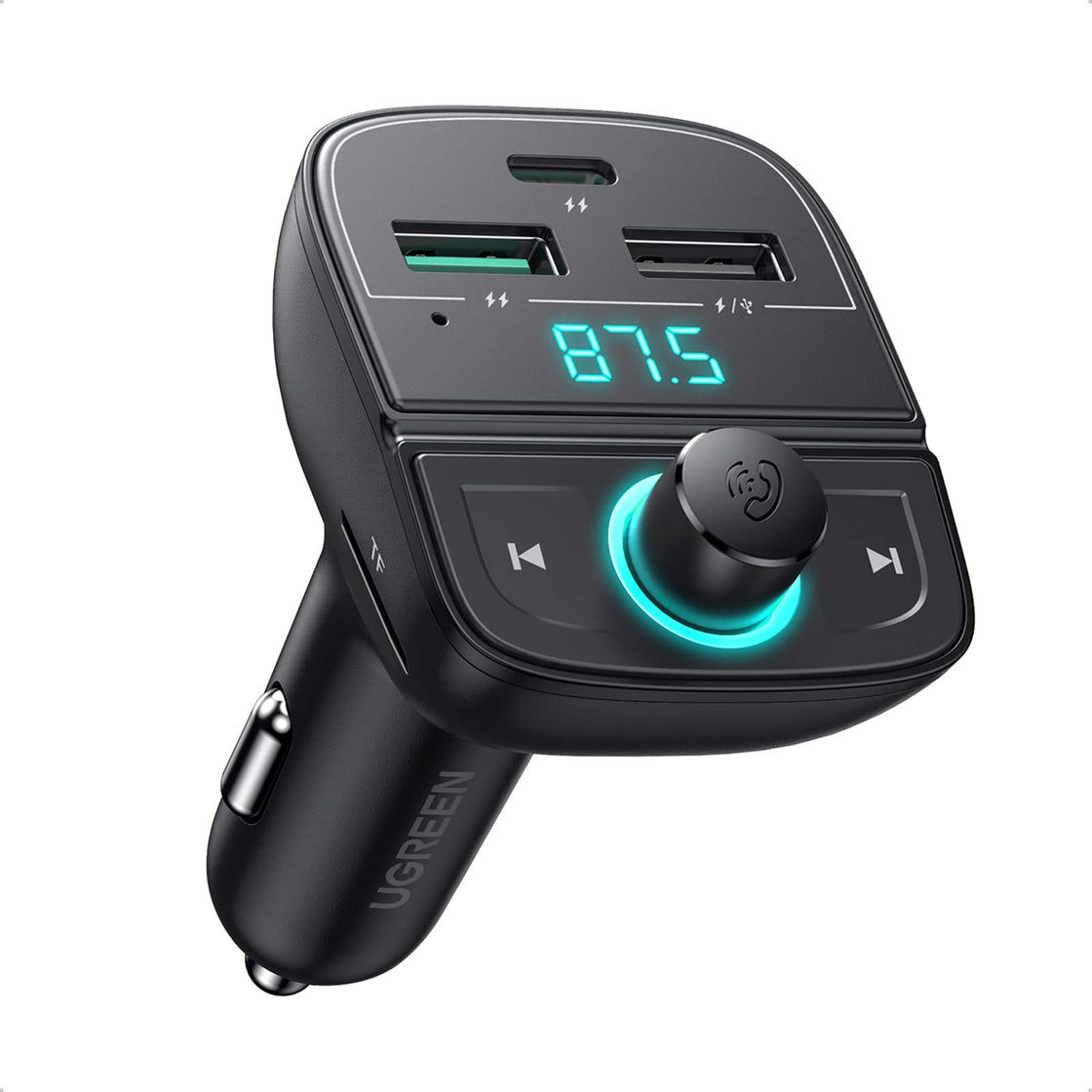 UGREEN Bluetooth FM Transmitter Car Charger (80910)