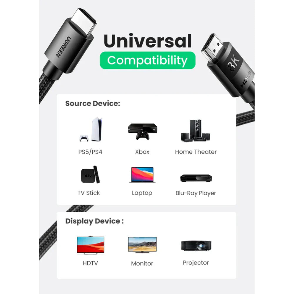 UGREEN 8K HDMI 2.1 Cable (40180)