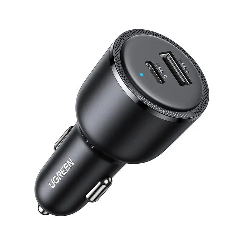 UGREEN 63W USB C + USB A Dual Port Car Charger (90645)