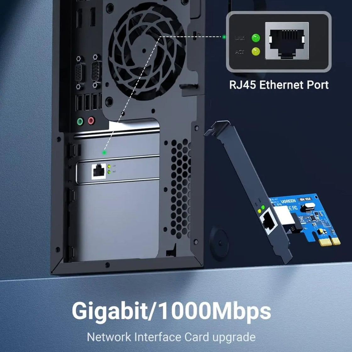 UGREEN PCI Express 1000Mbps PCIe Network Card (30771)