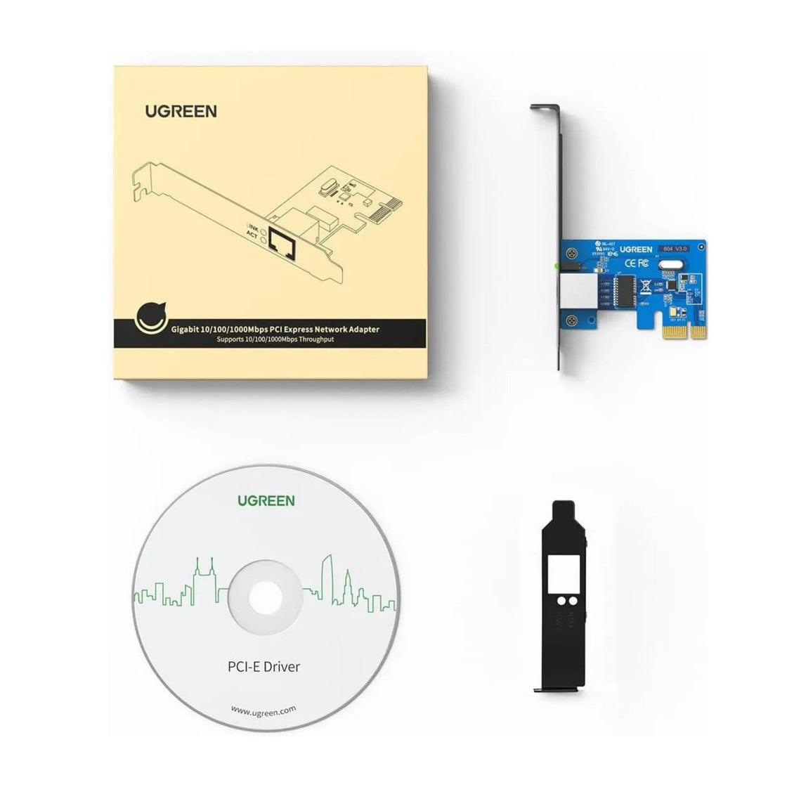 UGREEN PCI Express 1000Mbps PCIe Network Card (30771)