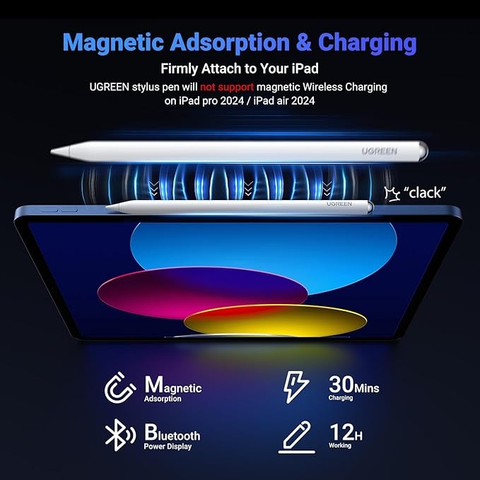 UGREEN Smart Stylus Pen For iPad Magnetic Charging (35834)