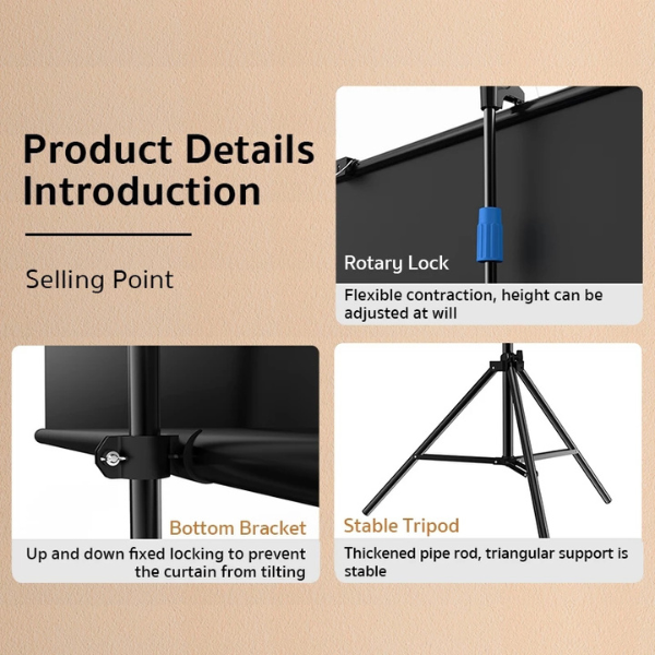 Wanbo Outdoor Folding Screen Curtain (100-Inch)