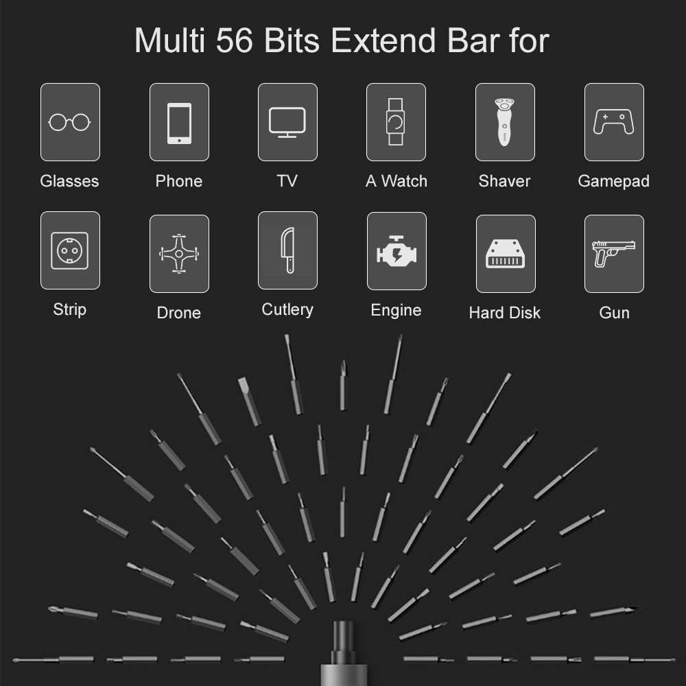 Wowstick Lithium Precision Screwdriver 1F+ With LED Light And Magnetic Mat